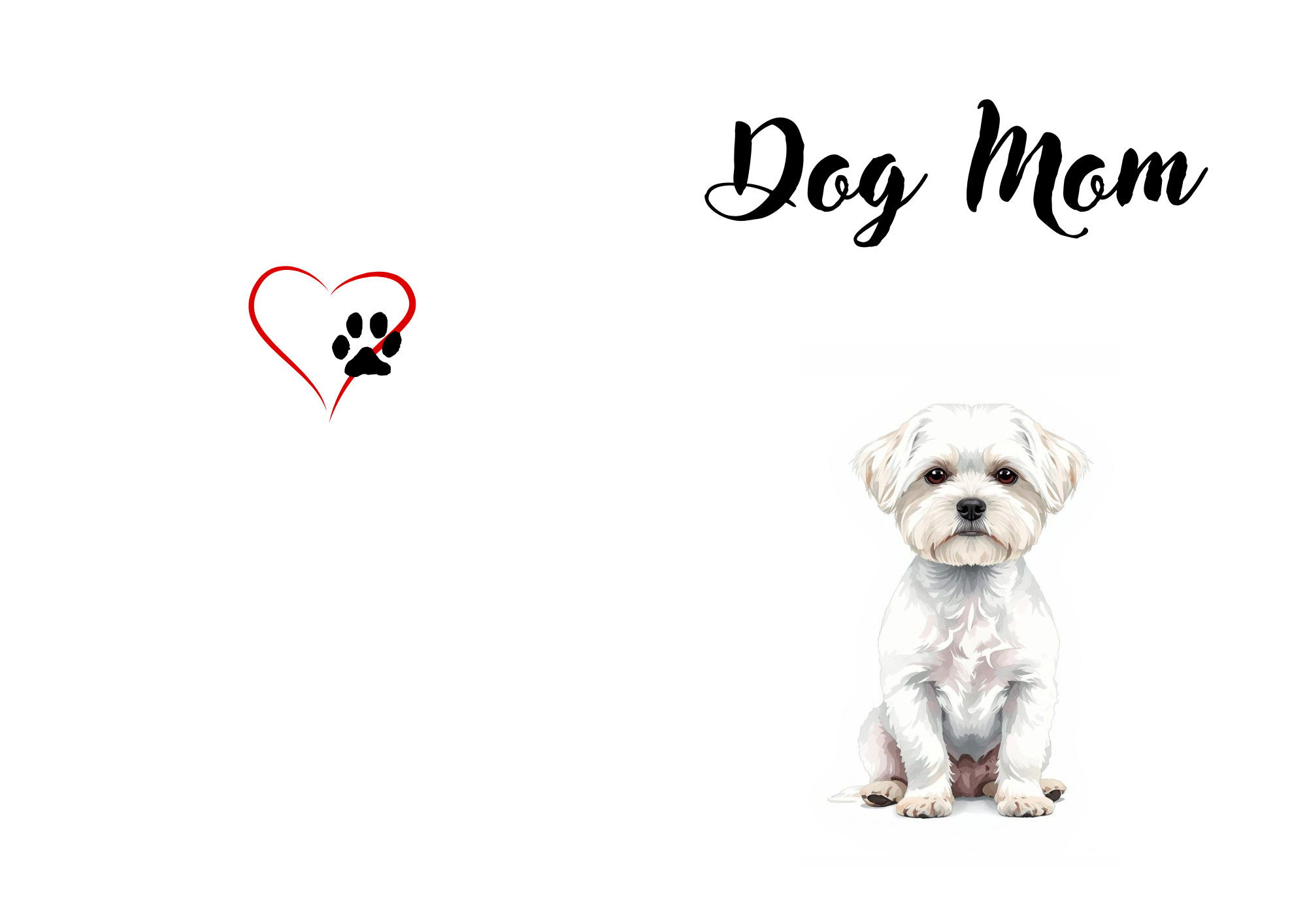Dog Mom/Dad Grusskarte