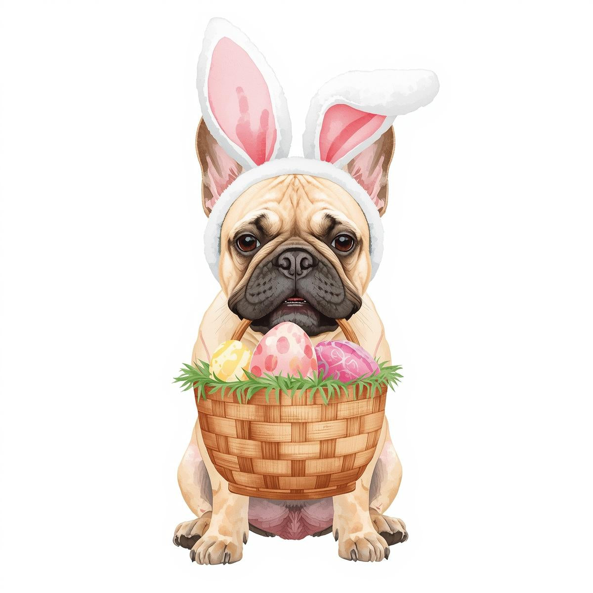 Ostern Grusskarte mit Hunde Motive