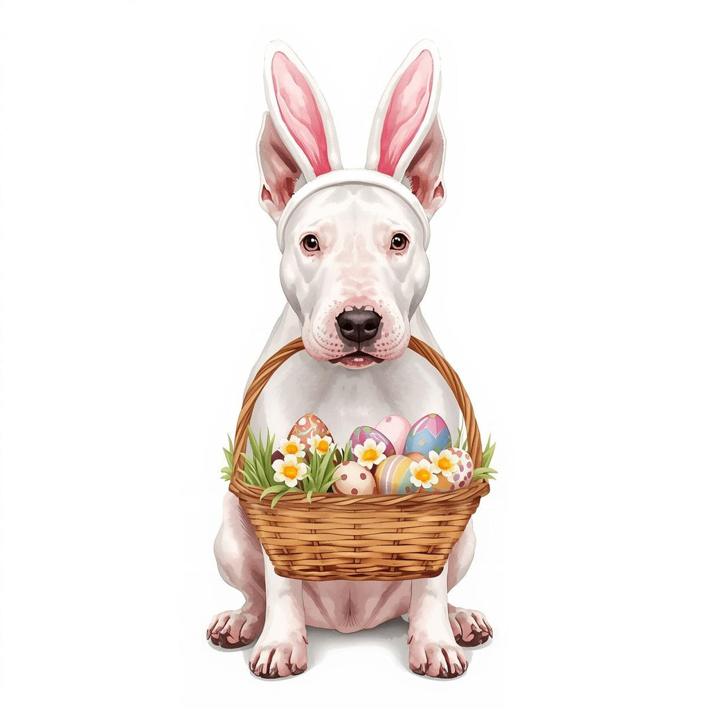 Ostern Grusskarte mit Hunde Motive