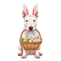 Ostern Grusskarte mit Hunde Motive