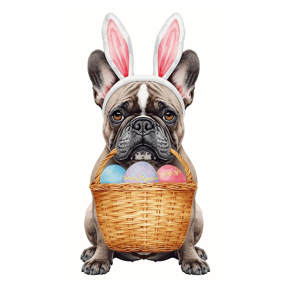 Ostern Grusskarte mit Hunde Motive