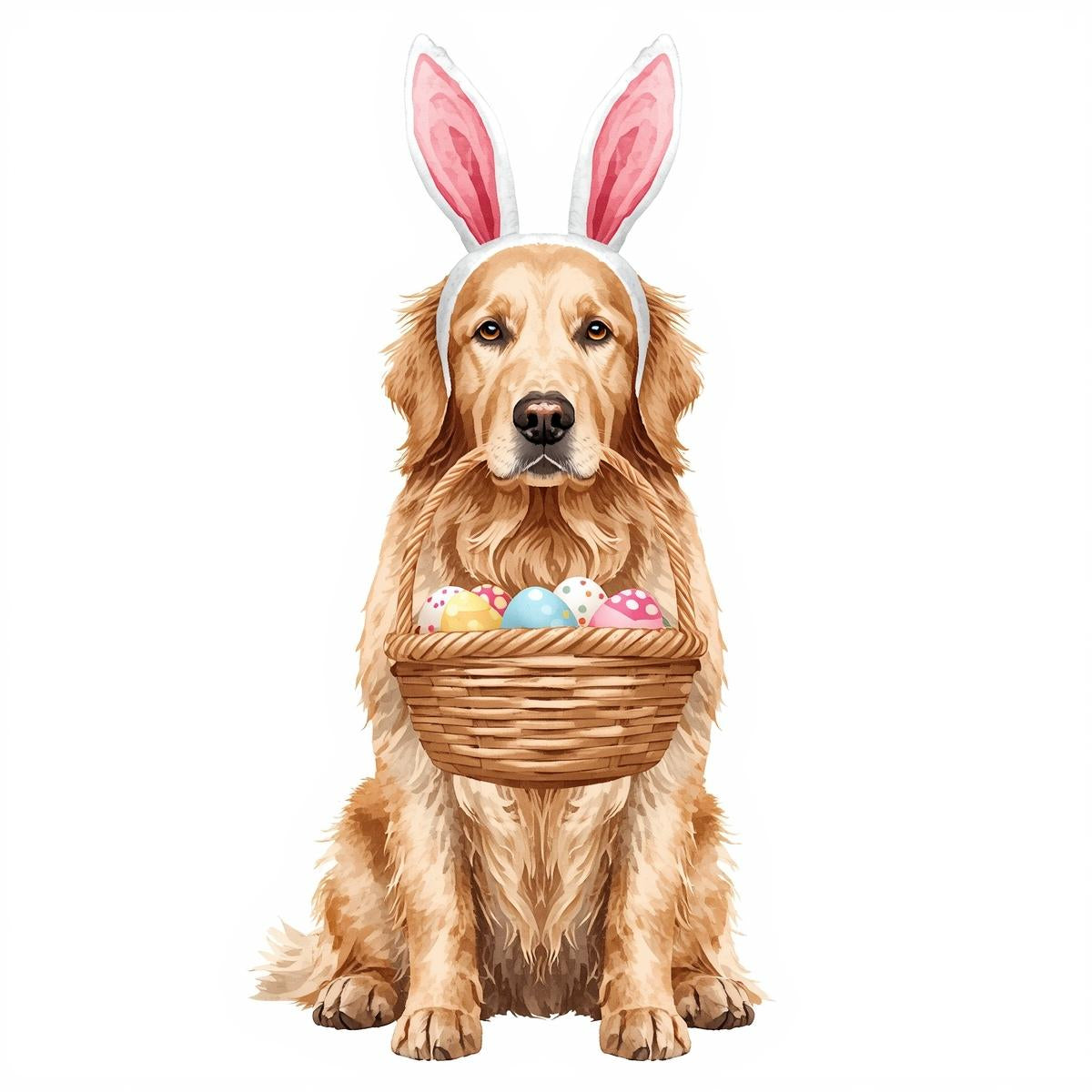 Ostern Grusskarte mit Hunde Motive