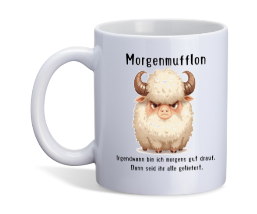 Morgenmufflon Tasse