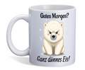 Eisbär Spruch Tasse