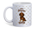 Dackel Kaffetasse