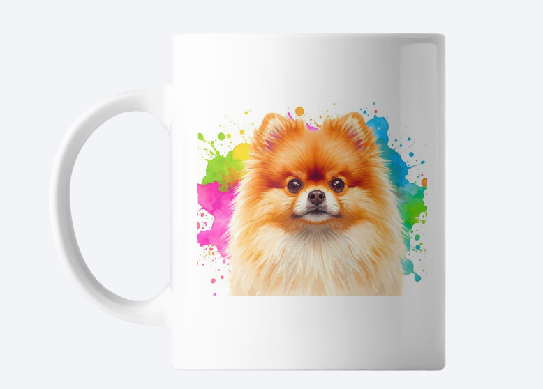 Zwergspitz Tasse