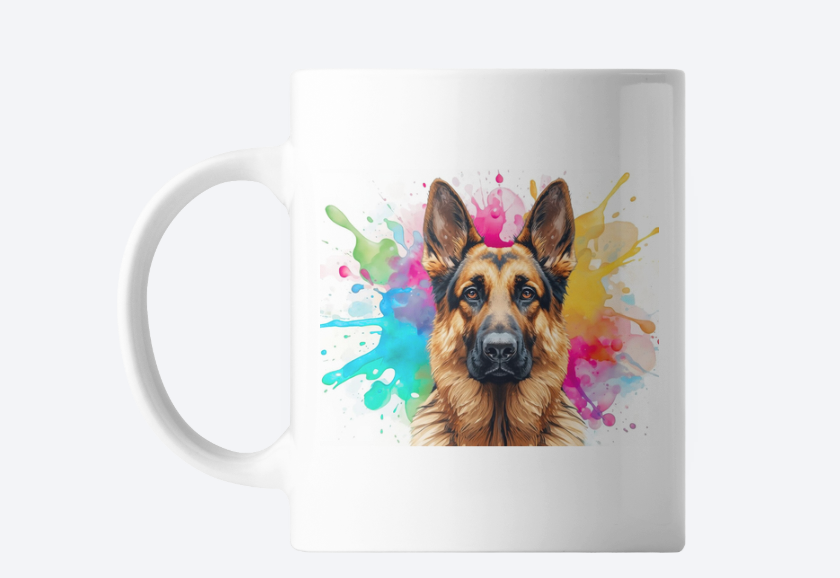 Schäferhund Tasse